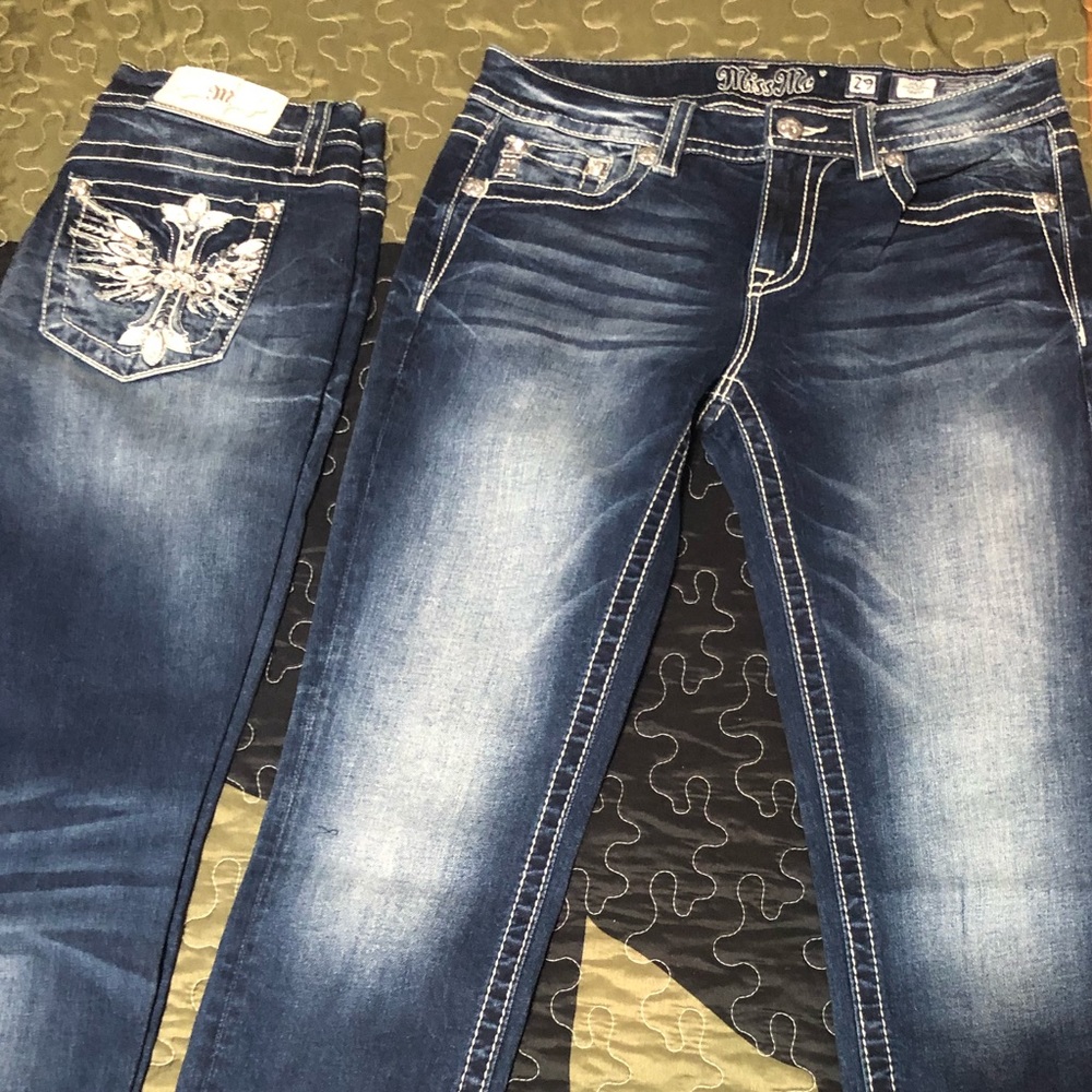 2 pairs Miss Me Jeans! 29x30 Both for $60